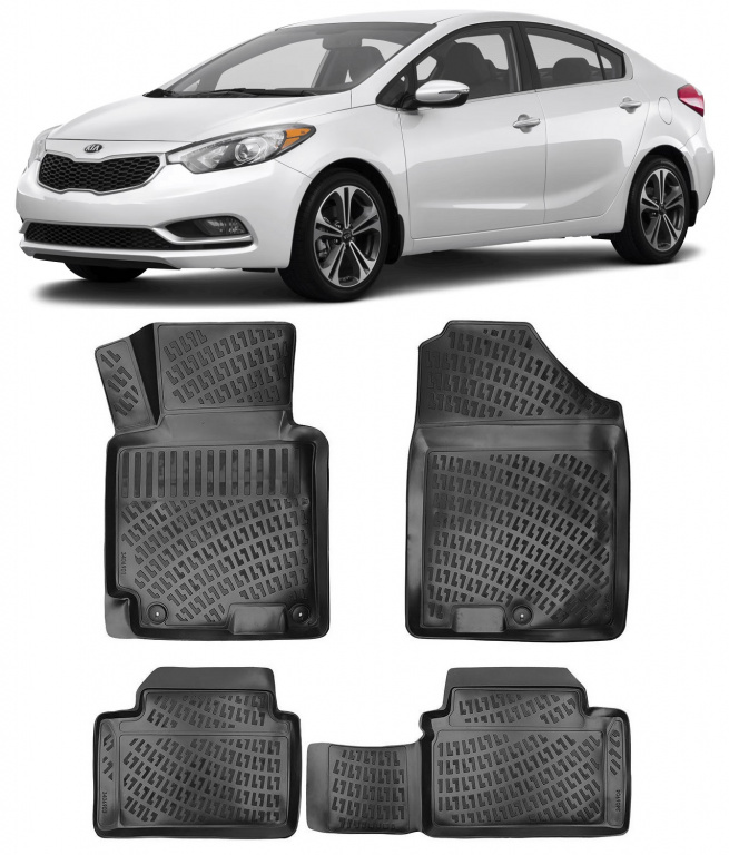 Set Covorase Auto Cauciuc Umbrella Kia Forte 2012-2018 74470