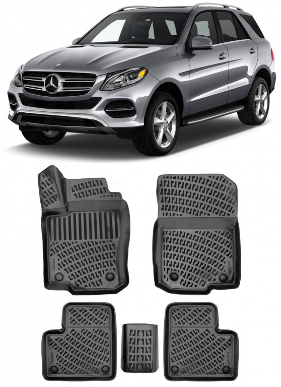 Set Covorase Auto Cauciuc Umbrella Mercedes-Benz GLE-Class W166 2015-2019 58872