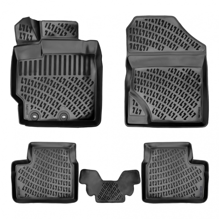 Set Covorase Auto Cauciuc Umbrella Pentru Toyota Yaris (xp90) Ii 2005-2013 60221