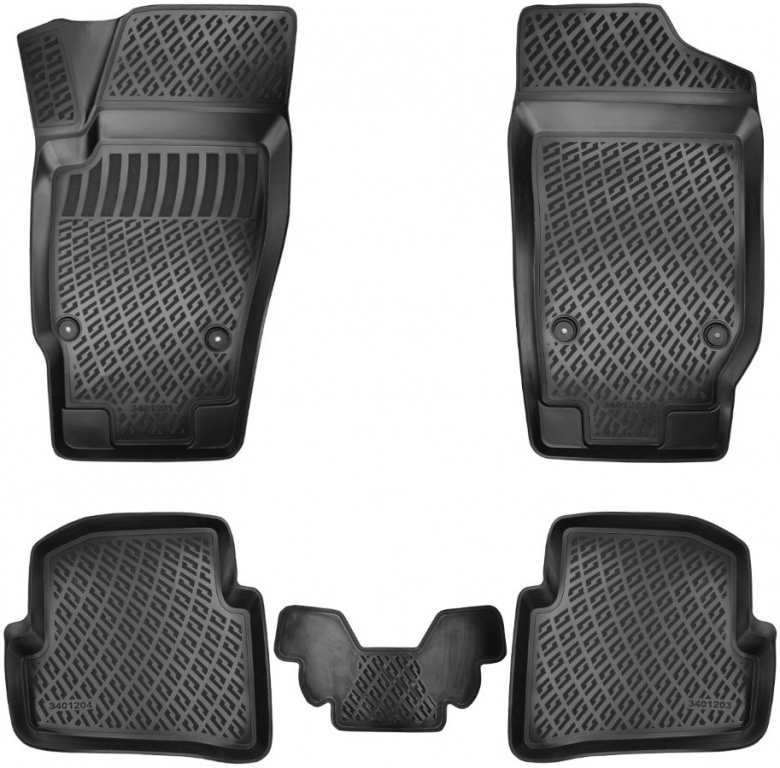 Set Covorase Auto Cauciuc Umbrella Volkswagen Polo 5 6R 2009-2017 8682578003915