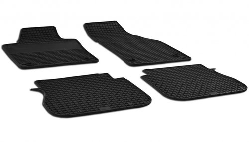 Set Covorase Auto Cauciuc Umbrella Volkswagen Caddy 3 2004-2015 Sistem Fixare Rotund 212818CO