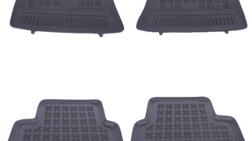 Set covorase auto din cauciuc pentru Chevrolet Cruze 2009+, Rezaw Plast, Negru, 4 Buc