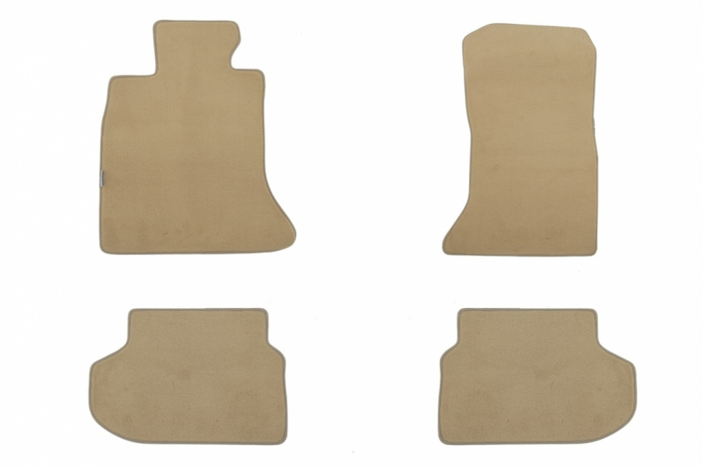 Set Covorase Auto Mocheta Compatibil Cu Bmw Seria 5 F10 / F11 2013-2017 Bej 114515209