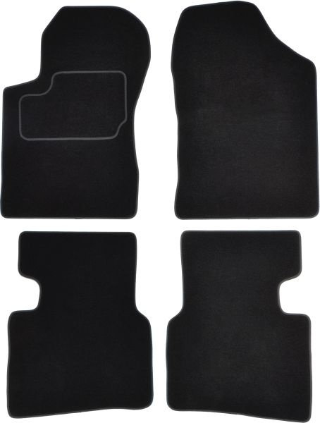 Set Covorase Auto Mocheta Fata + Spate Mammooth Kia Magentis 1 2001→ Negru MMT A041 KIA110 PRM 01