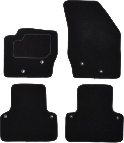 Set Covorase Auto Mocheta Fata + Spate Mammooth Volvo XC90 1 2002-2015 5 Locuri Negru MMT A041 VOL17...