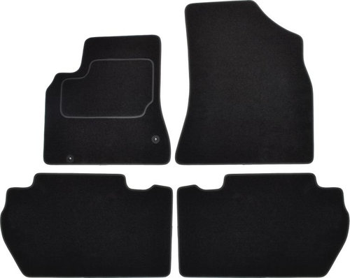 Set Covorase Auto Mocheta Fata + Spate Mammooth Peugeot Partner Tepee 2008→ Negru MMT A041 PGT445 ...