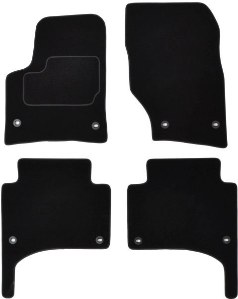 Set Covorase Auto Mocheta Fata + Spate Mammooth Porsche Cayenne 1 9PA 2002-2010 Negru MMT A041 POR75...