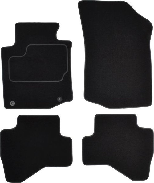 Set Covorase Auto Mocheta Fata + Spate Mammooth Citroen C1 2005-2014 Negru MMT A041 CIT80 PRM 01