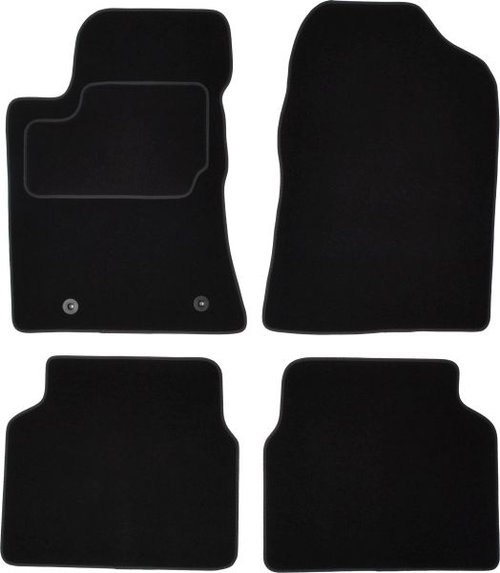 Set Covorase Auto Mocheta Fata + Spate Mammooth Toyota Avensis 2003-2008 Negru MMT A041 TOY30 PRM 01