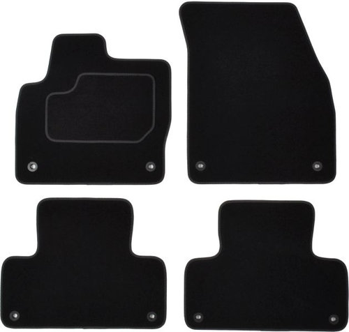 Set Covorase Auto Mocheta Fata + Spate Mammooth Land Rover Range Rover Evoque 2011→ Negru MMT A041...