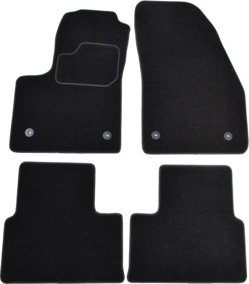 Set Covorase Auto Mocheta Fata + Spate Mammooth Opel Meriva B 2010-2017 Negru MMT A041 OPL190 PRM 01