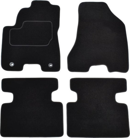 Set Covorase Auto Mocheta Fata + Spate Mammooth Hyundai Tucson 2004→ Negru MMT A041 HYU215 PRM 01