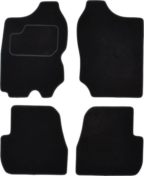 Set Covorase Auto Mocheta Fata + Spate Mammooth Suzuki Jimny 1998→ Negru MMT A041 SUZ65 PRM 01