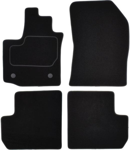 Set Covorase Auto Mocheta Fata + Spate Mammooth Dacia Lodgy 2012→ 7 Locuri Negru MMT A041 DAC25 PR...