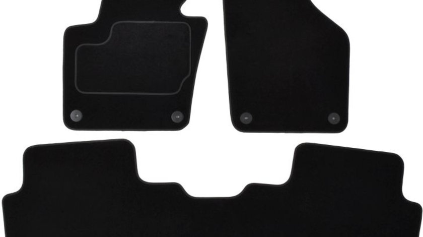 Set Covorase Auto Mocheta Fata + Spate Mammooth Seat Alhambra 2 2010→7 Locuri Negru MMT A041 SET20 PRM 01