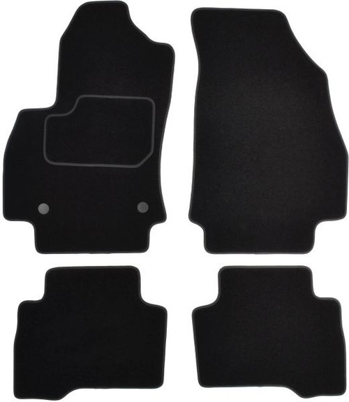 Set Covorase Auto Mocheta Fata + Spate Mammooth Fiat Fiorino 3 2007→ Negru MMT A041 FIA130 PRM 01