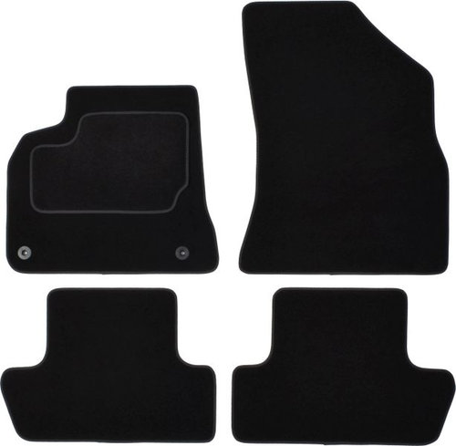 Set Covorase Auto Mocheta Fata + Spate Mammooth Peugeot 5008 2009-2017 5 Locuri Negru MMT A041 PGT33...