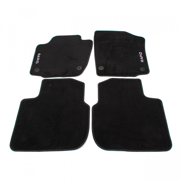 Set Covorase Auto Mocheta Fata + Spate Oe Skoda Rapid 2012→ 5JB061404E