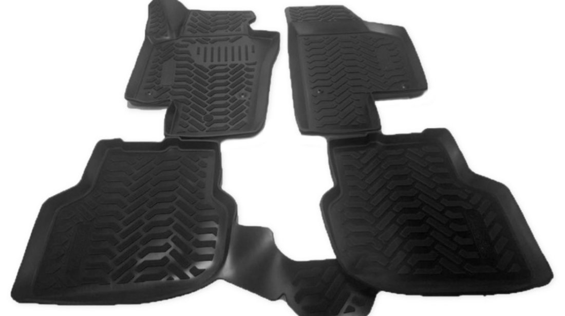 Set Covorase Auto Tip Tavita Negru Volkswagen Tiguan 1 2007-2018 3D 62032​​ A10