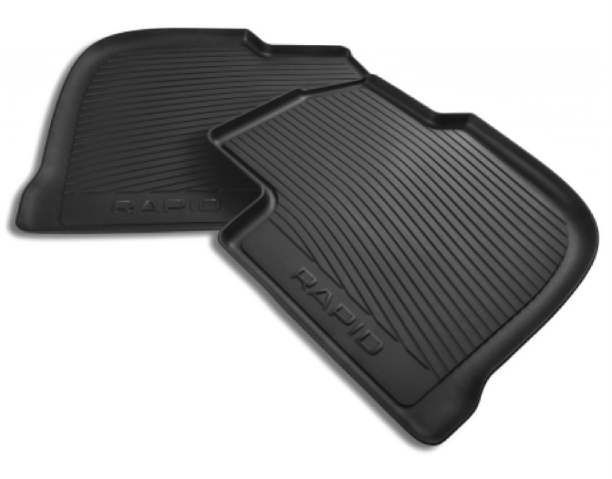 Set Covorase Cauciuc Spate Oe Skoda Rapid 2012→ 5JA061551