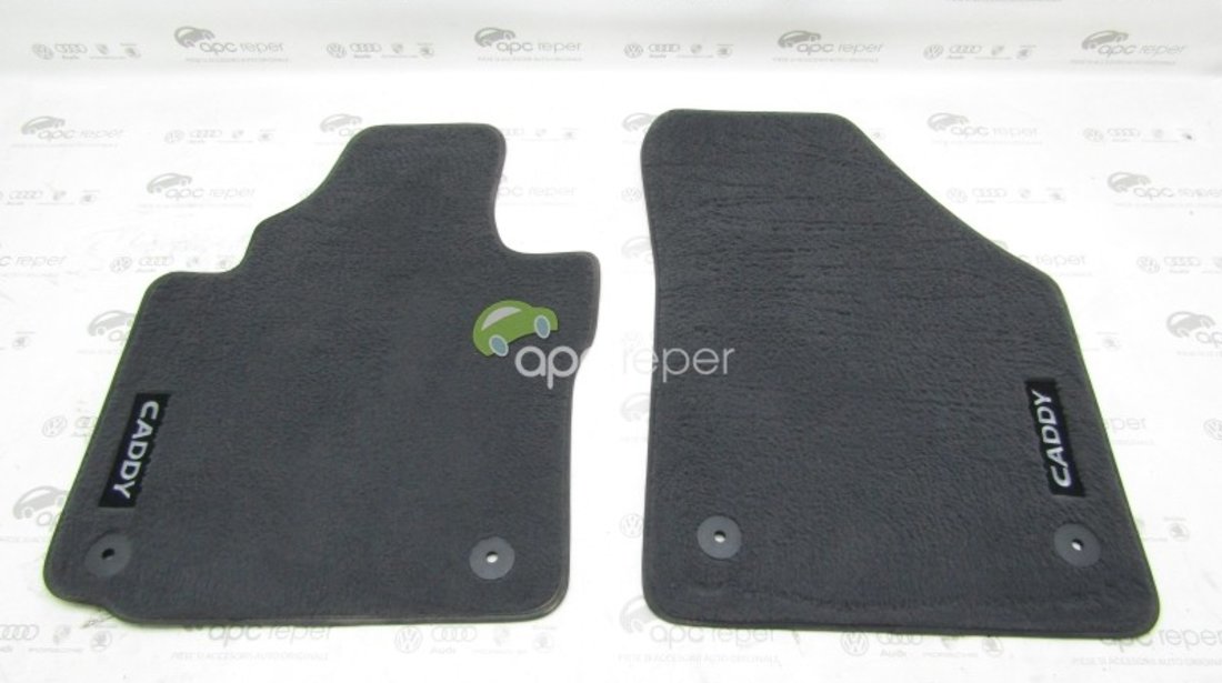 Set covorase textil fata Originale VW Caddy (2009 - 2011)