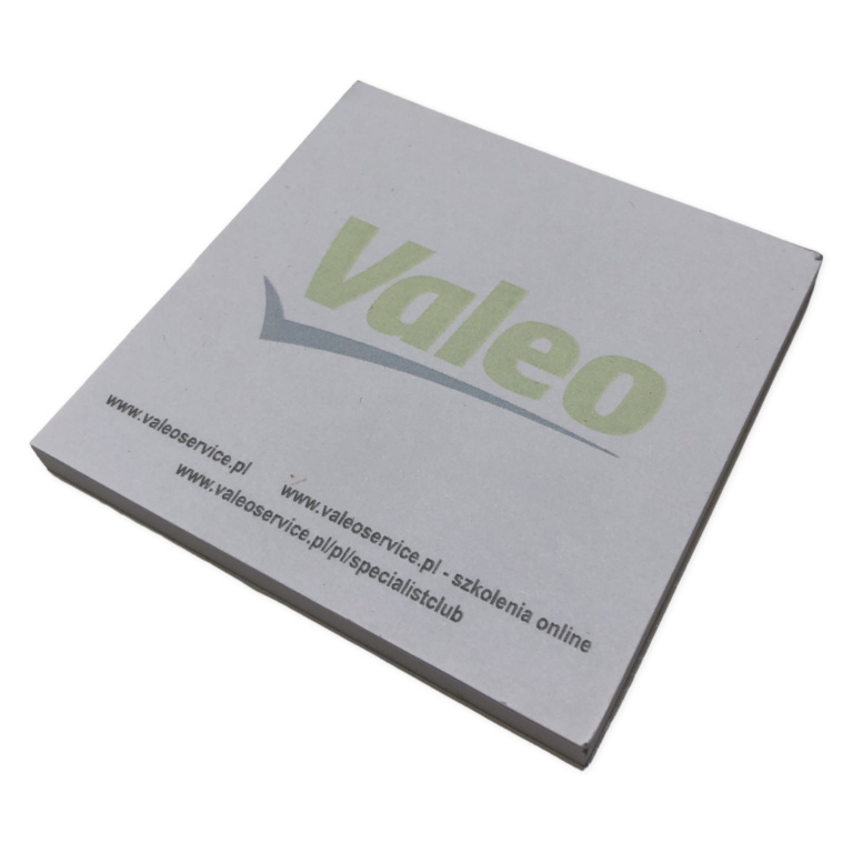 Set Cub Foi Notepad Birou Valeo Alb / Verde