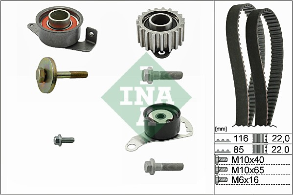 Set curea de distributie (530010410 INA) FORD,MAZDA