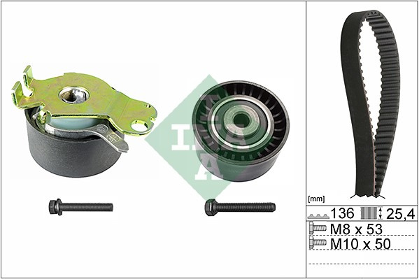 Set curea de distributie (530023610 INA) Citroen,PEUGEOT