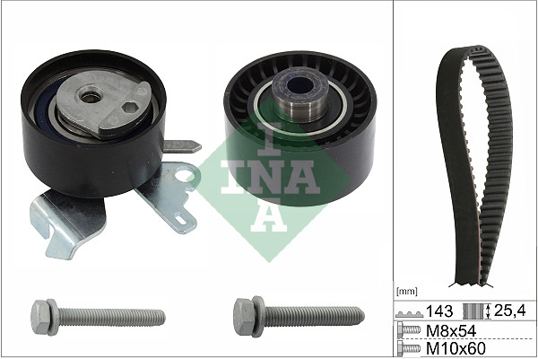 Set curea de distributie (530041810 INA) Citroen,PEUGEOT