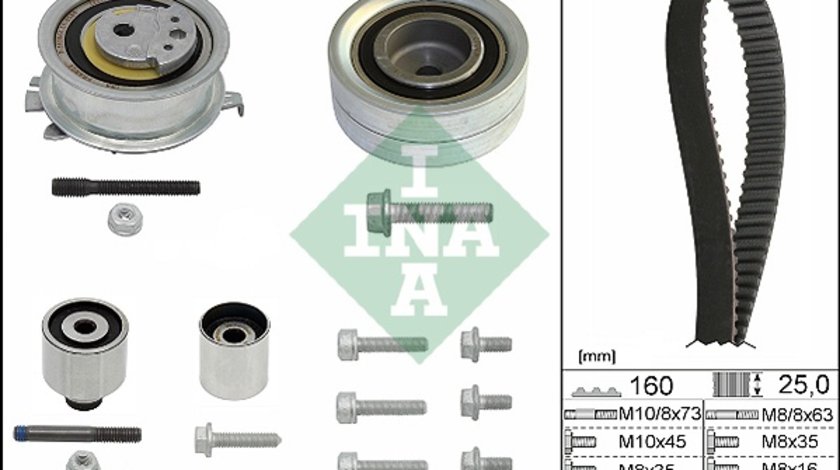 Set curea de distributie (530055010 INA) AUDI,SEAT,SKODA,VW