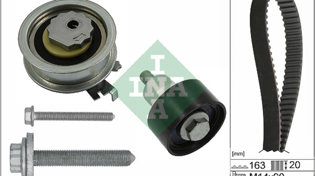 Set curea de distributie (530059211 INA) AUDI,AUDI (FAW),SEAT,SKODA,SKODA (SVW),VW,VW (FAW),VW (SVW)