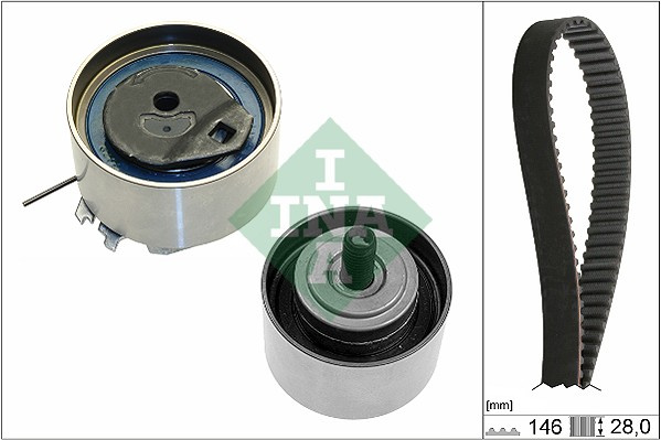 Set curea de distributie (530064110 INA) CHRYSLER,DODGE,GAZ,JEEP