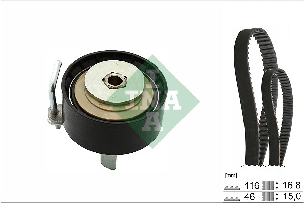 Set curea de distributie (530076310 INA) FORD,FORD AUSTRALIA