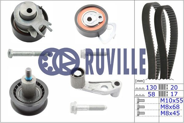 Set curea de distributie (5545671 EVR) SEAT,VW