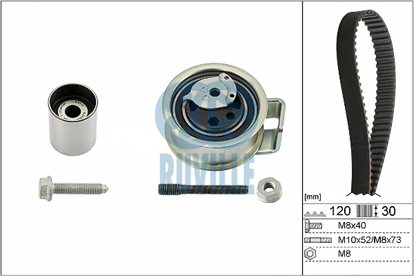 Set curea de distributie (5548970 EVR) AUDI,FORD,SEAT,VW