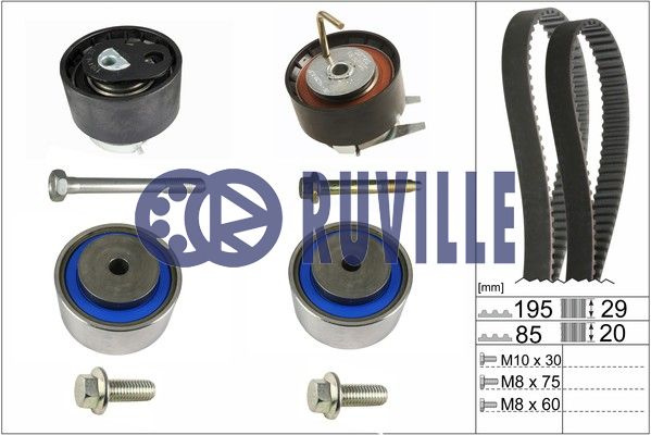 Set curea de distributie (5597871 EVR) Citroen,JAGUAR,PEUGEOT