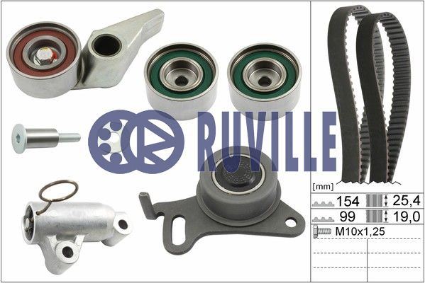 Set curea de distributie (5734370 EVR) MITSUBISHI