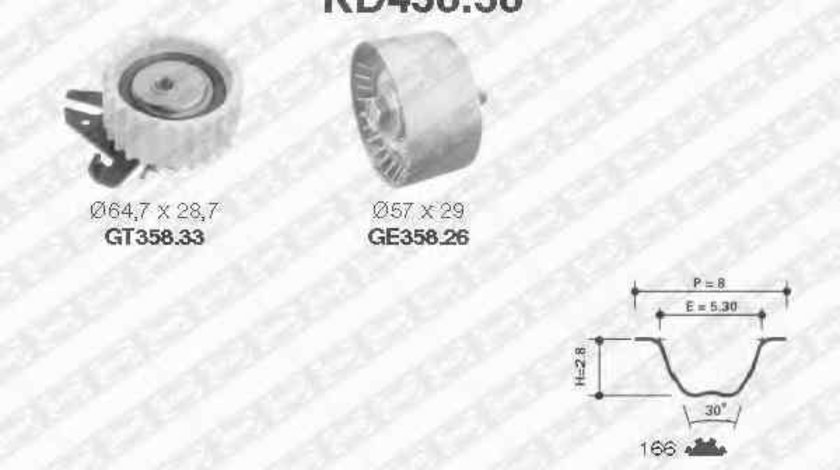 Set curea de distributie ALFA ROMEO 145 930 SNR KD458.38