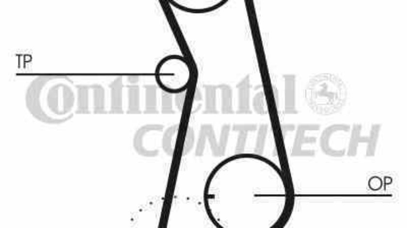 Set curea de distributie AUDI 80 8C B4 CONTITECH CT637K1