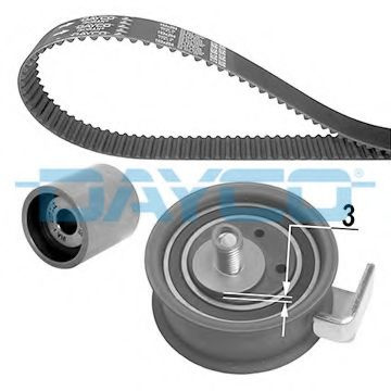 Set curea de distributie AUDI A4 (8D2, B5) (1994 - 2001) DAYCO KTB443 piesa NOUA