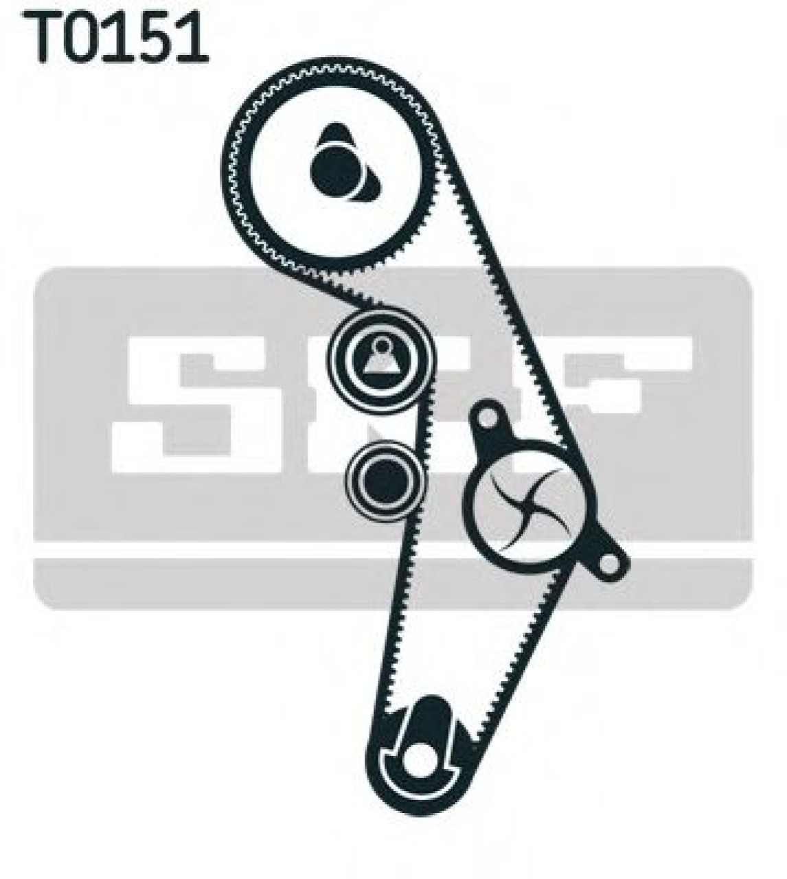 Set curea de distributie AUDI A6 Avant (4B5, C5) (1997 - 2005) SKF VKMA 01918 piesa NOUA