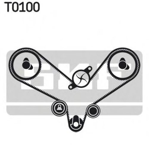 Set curea de distributie AUDI A8 (4D2, 4D8) (1994 - 2002) SKF VKMA 01200 piesa NOUA
