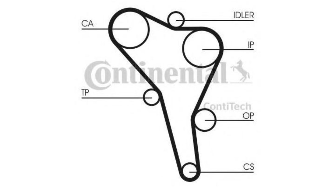 Set curea de distributie Audi AUDI 80 (8C, B4) 1991-1994 #2 028198119A