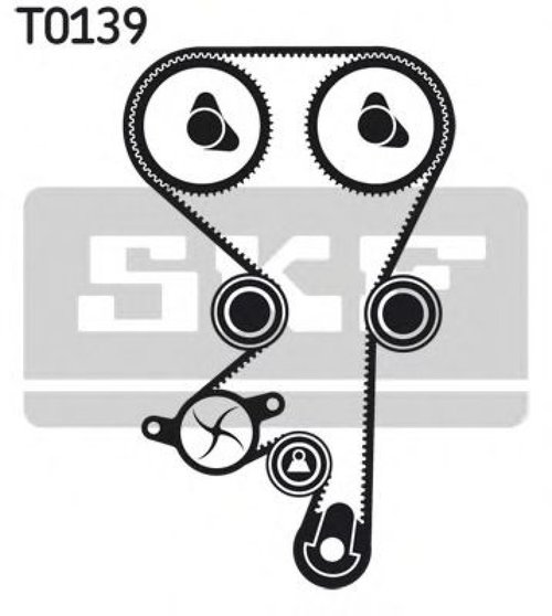 Set curea de distributie CHEVROLET CAPTIVA (C100, C140) (2006 - 2016) SKF VKMA 05228 piesa NOUA