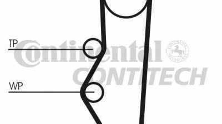 Set curea de distributie CITROËN ZX (N2) CONTITECH CT525K1