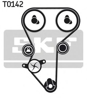 Set curea de distributie CITROEN XSARA Cupe (N0) (1998 - 2005) SKF VKMA 03213 piesa NOUA