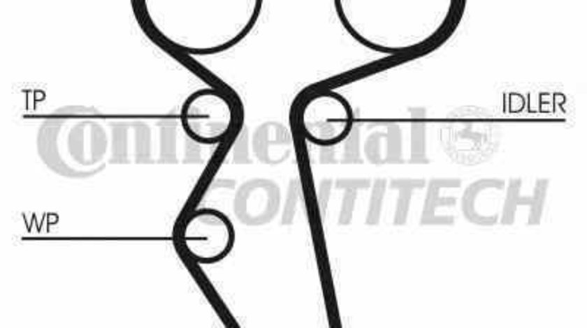 Set curea de distributie DAEWOO ESPERO KLEJ CONTITECH CT887K1