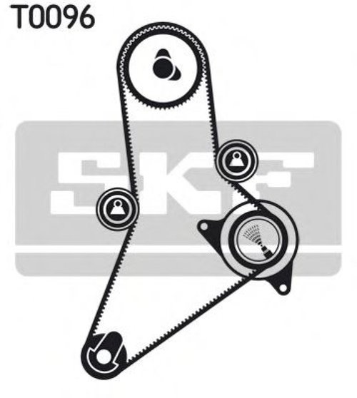 Set curea de distributie FIAT DUCATO bus (230) (1994 - 2002) SKF VKMA 02984 piesa NOUA
