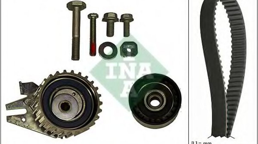 Set curea de distributie FIAT SEDICI (FY) (2006 - 2016) INA 530 0624 10 piesa NOUA