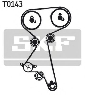 Set curea de distributie FIAT STILO (192) (2001 - 2010) SKF VKMA 02184 piesa NOUA